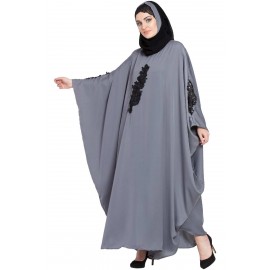 Nazneen Embellished Patch Nida Kaftan