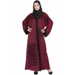 Nazneen Front Open Embroidered Dubai Kaftan