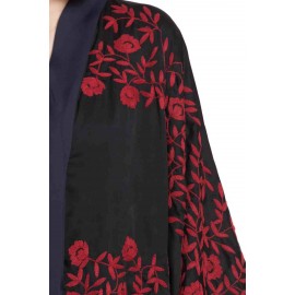 Nazneen Front Open Embroidered Dubai Kaftan