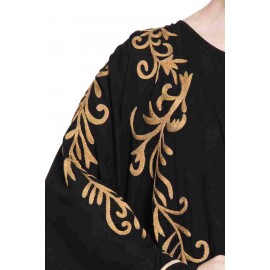 Nazneen Tread Embroidered Butterfly Dubai Kaftan