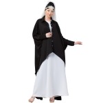 Nazneen Front Open Shirt Kaftan With Inner Casual Abaya