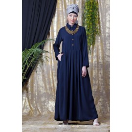 NAZNEEN shirt collar executive  Abaya 