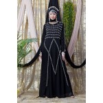 Nazneen Hand embroidered Party Abaya