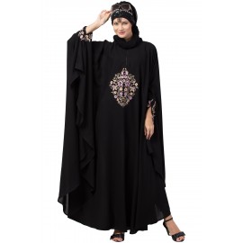 Nazneen Center Embroidered Irani Kaftan