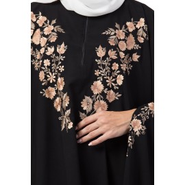 Nazneen Neck Embroidered Irani Kaftan