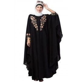 Nazneen Neck Embroidered Irani Kaftan