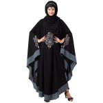 Nazneen Center Embroidered with Contrast band Irani Kaftan