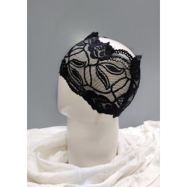 Nazneen Stretchable Floral Net Lace Under Hijab/Scarf Tube Cap