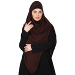 Nazneen Frill around shoulder, Triangle instant ready to wear tie at back Trendy Hijab