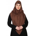 Nazneen Frill around shoulder, Triangle instant ready to wear tie at back Trendy Hijab