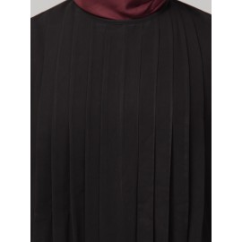 Nazneen Pleats at front daily wear Casual Abaya