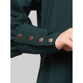 Nazneen Long Cuff buttons till waist umbrella Abaya