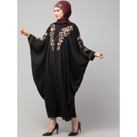 Nazneen front and sleeve thread embroidery Kaftan