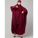 Nazneen Head to toe long cuff ready to wear one pc Jilbab with Naqab