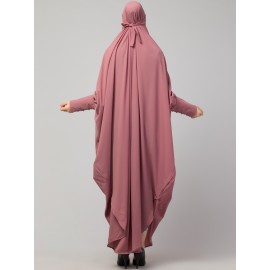 Nazneen Head to toe long cuff ready to wear one pc Jilbab with Naqab