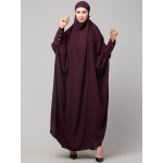 Nazneen Head to toe long cuff ready to wear one pc Jilbab with Naqab