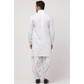 Janab-E-aala front open high collar front up down Kurta cum casual Sherwani with Patiala Salwar