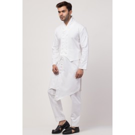 Janab-E-aala front open waistcoat style Kurta cum casual Sherwani